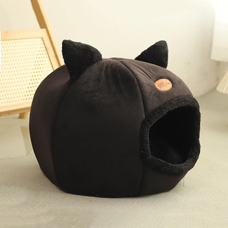 Lit de chat confortable et chaud pour l’hiver, idéal pour siestes