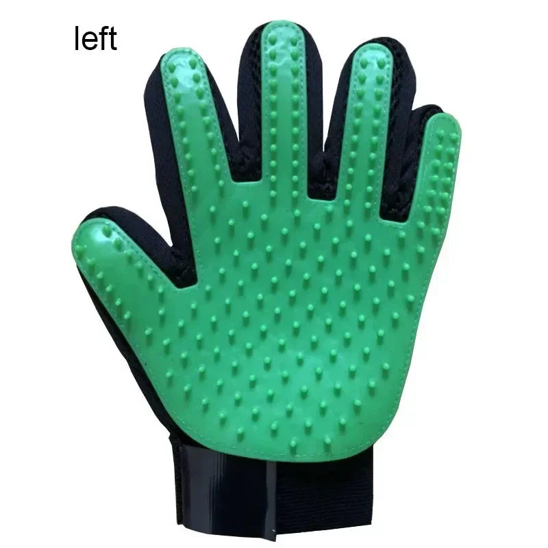 Gants pour enlever les poils d'animaux, massage pour chats