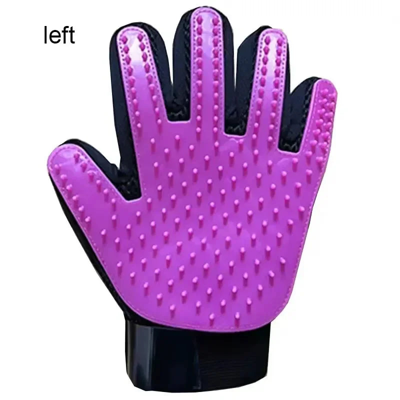 Gants pour enlever les poils d'animaux, massage pour chats