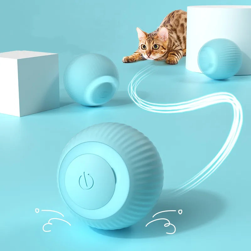 Balle électrique pour chat, jouet intelligent et interactif