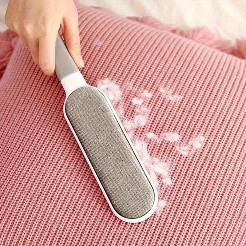 Brosse anti-peluches double face pour animaux de compagnie